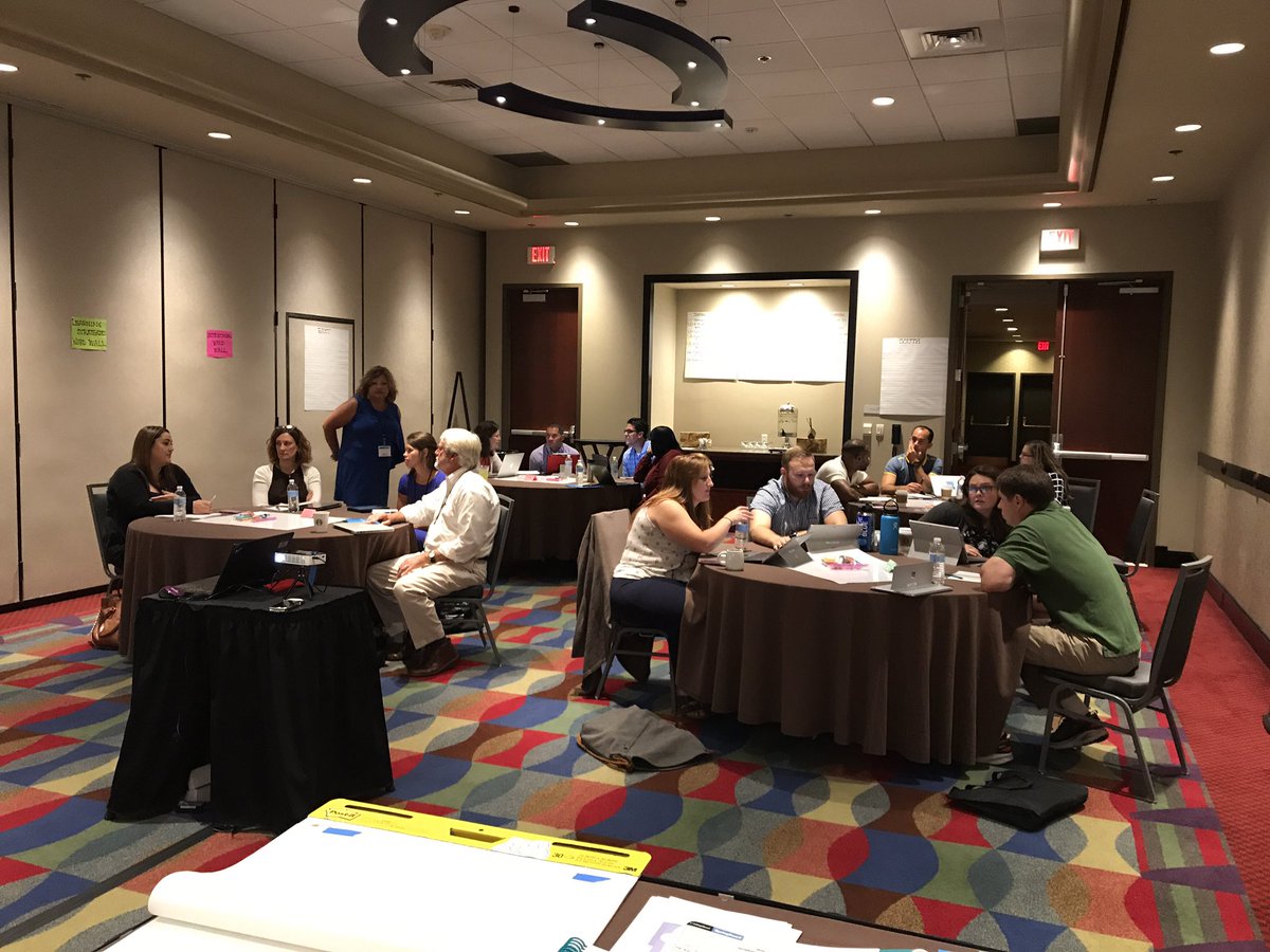 Math peeps diving in! One math pod this weekend at the National Professional Learning Symposium!#SmallButMighty #SpringBoardPL <a href="/DougSBoard/">Doug Waugh</a>
