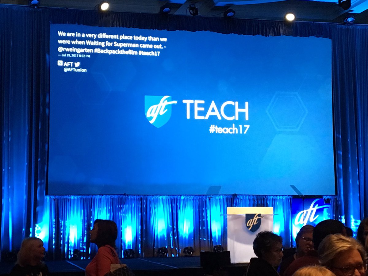 pmueller4's tweet photo. @EducationMN memb.  standing tall with AFT TEACH Conference-no doesn't mean no. It means not right now. Keep ASKING=UNION STRONG! #TEACH17 https://t.co/gckSQZUM29