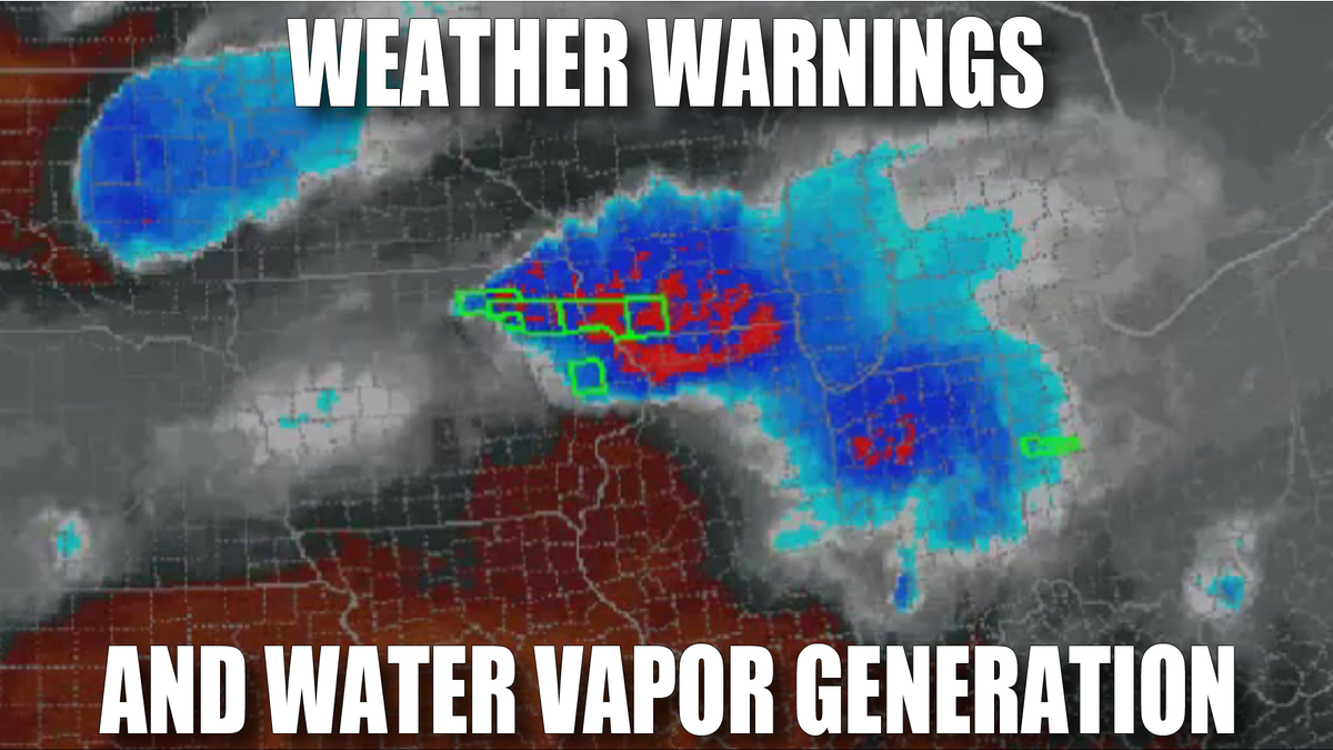 WW101team's tweet image. Weather Warnings and Water Vapor Generation ow.ly/yqHK30dPIum #WeatherMod #Geoeng #Chemtrails #OpChemtrails #HAARP #LookUp #WakeUp