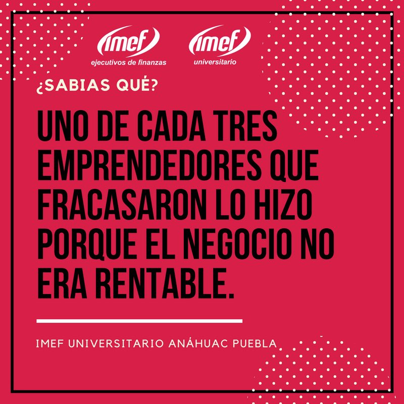 IMEFUAP's tweet photo. Para que un negocio sea rentable tienes que identificar a tu mercado, y conocerlo a la perfección. https://t.co/M8i1cktE0K