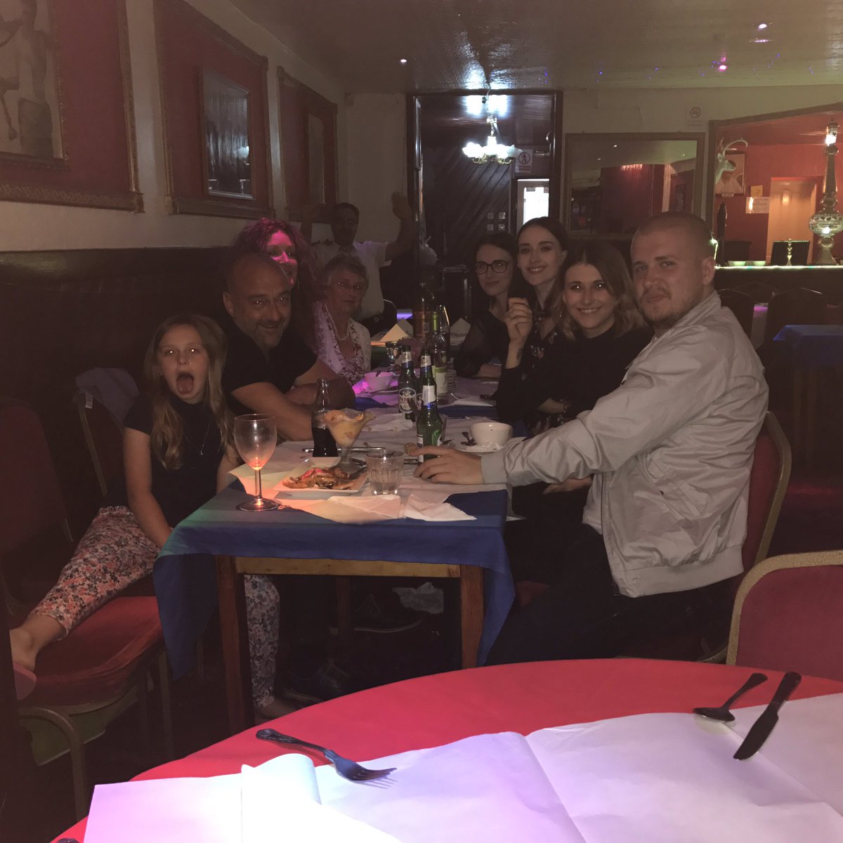 kerry_rawding's tweet photo. Family curry night at #RaysPlace - Still can't be beaten even after nearly 30 years! #Daves50th - Best chicken tikka masala in the land. lol https://t.co/fqJhkrXY04