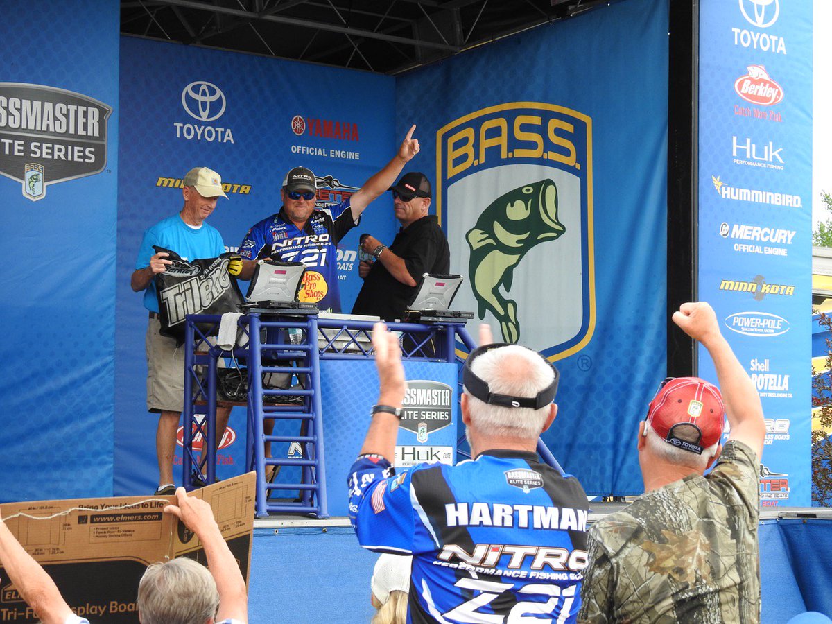 Congrats buddy on making the final day cut rip them up tomorrow <a href="/bassinjh1/">Jamie Hartman</a> #bassmaster