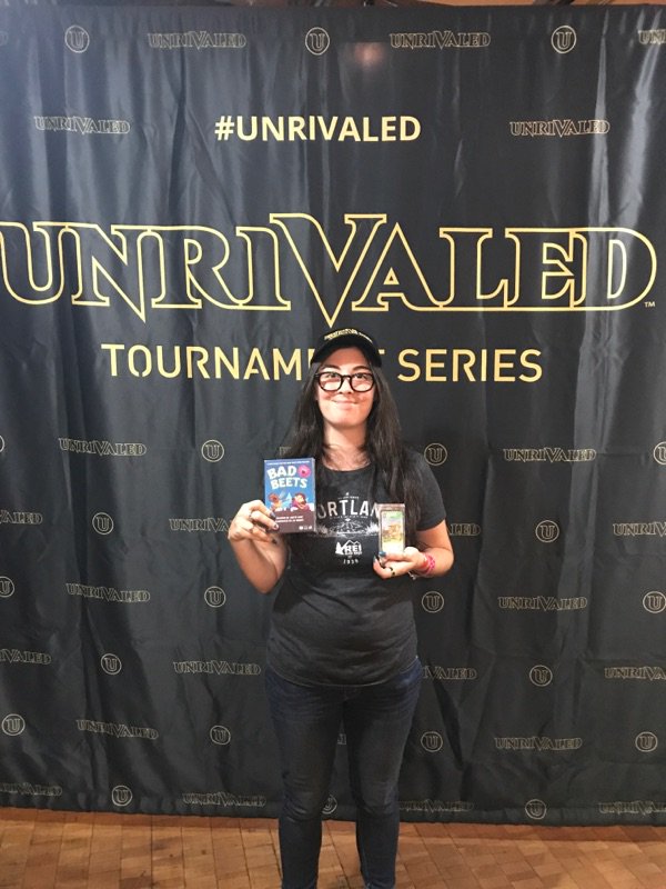 UnrivaledEvent's tweet photo. Congrats on winning the #BadBeets  raffle!!! #unrivaled #seattle @GameWorks https://t.co/3VE5Ga6pqJ