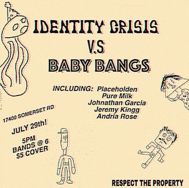 🚨THIS IS A WEEK AWAY🚨

We're going head to head against our homies in <a href="/bangs_baby/">baby bangs</a> . This lineup is crazy stacked so DONT MISS OUT 👊🏽