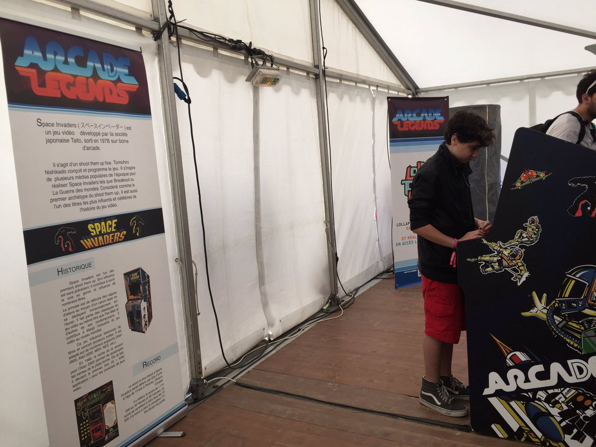 RenataPettengil's tweet photo. @keefstuart When you take your 12-yo son to #LollapaloozaParis and all he wants to do is stay at #WeAreArcadeLegends playing vintage games 😍 https://t.co/yNIvRL9sXS