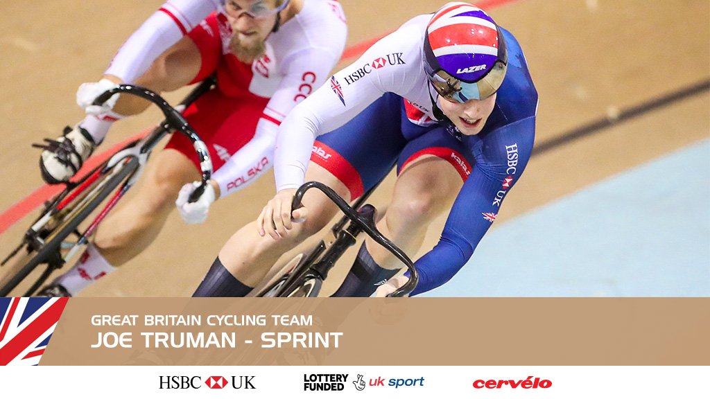 BritishCycling's tweet photo. This man cannot stop winning medals! 

@JoeTruman97 gets yet another bit of #EuroTrack17 luggage with bronze in the U23 sprint! https://t.co/DSEWzBFLpm