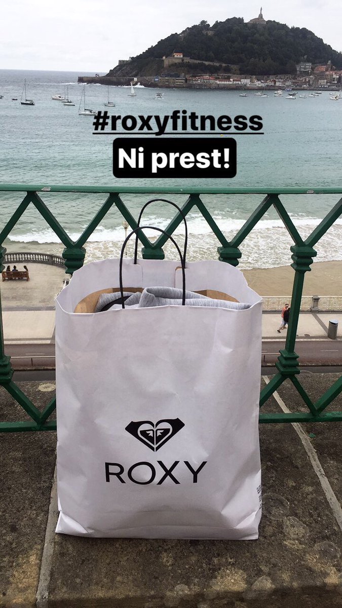 Mañana yo también asistiré al evento #ROXYfitness en la playa de la Ondarreta #Donostia Estaré animando a tod@s! 😉 <a href="/Roxy/">ROXY</a>