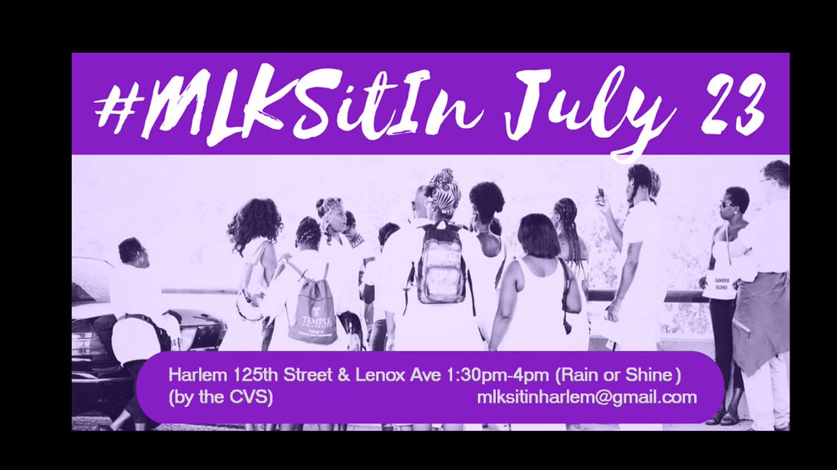 JuneMo41's tweet photo. #MLKSitIn #NYC https://t.co/Xjfy6ZYg2Z