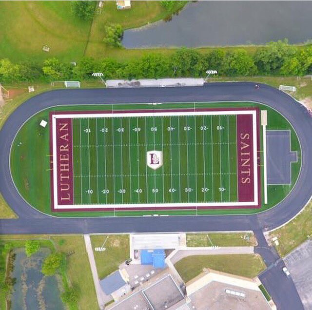 SouthsiderVoice's tweet photo. Drone pictures of Lutheran High School's new track and football field! https://t.co/cO8a6z8hP1