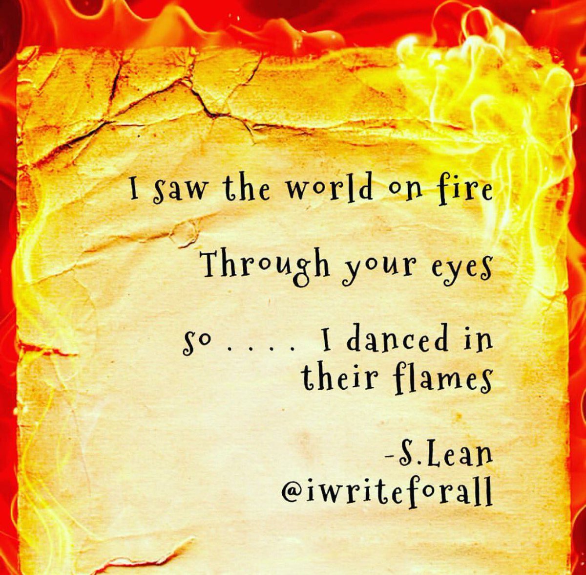 JennySook's tweet photo. I saw the #World on fire through your eyes so I danced in their #Flames #🔥💯❤️💯 #💃🏻 #SLean https://t.co/sDXSKSvU6l