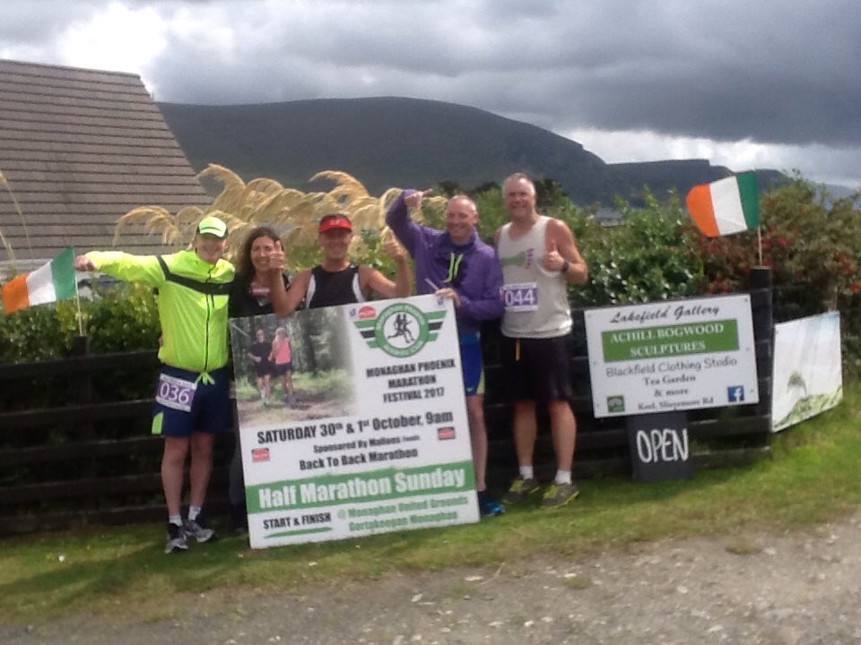 Monaghan Phoenix Marathon Festival on tour in Achill . Time to register go to Run Ireland web page choice of 4 events over 3 days 🏃🏃