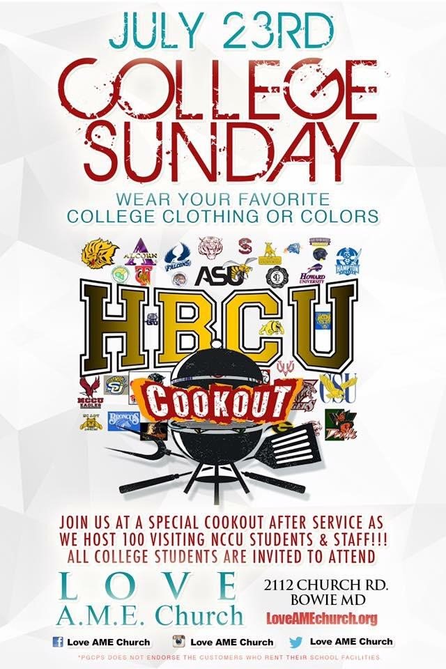 NCCUAthletics's tweet photo. Join NCCU Metro DC Alumni Chapter & NCCU #PSP17 at HBCU Cookout on Sunday, July 23 in Bowie, MD... https://t.co/GefJB0Pzco