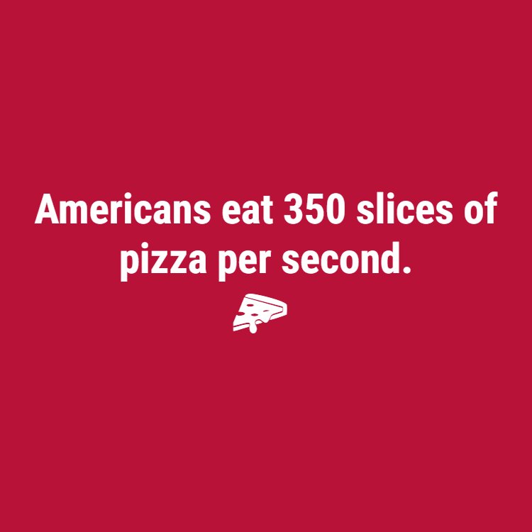 samscellar's tweet photo. That's approximately 3 billion pizzas every year. Are you doing your part? https://t.co/QLmLPdmePv