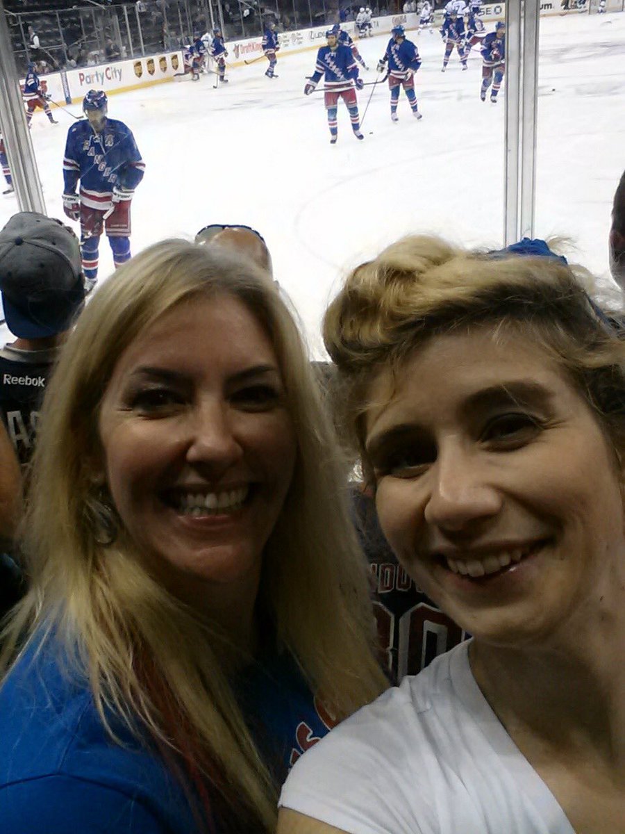 NYRangerGirl12's tweet photo. A HUGE Happy Birthday Hockey Brawl Hug to .@RiffTheRanger - ❤️ ya! 
#hockeygirlsrule #nyrroadwarriors4ever .@NYRangers .@NYRangerFanclub https://t.co/DTYpqfWDKZ