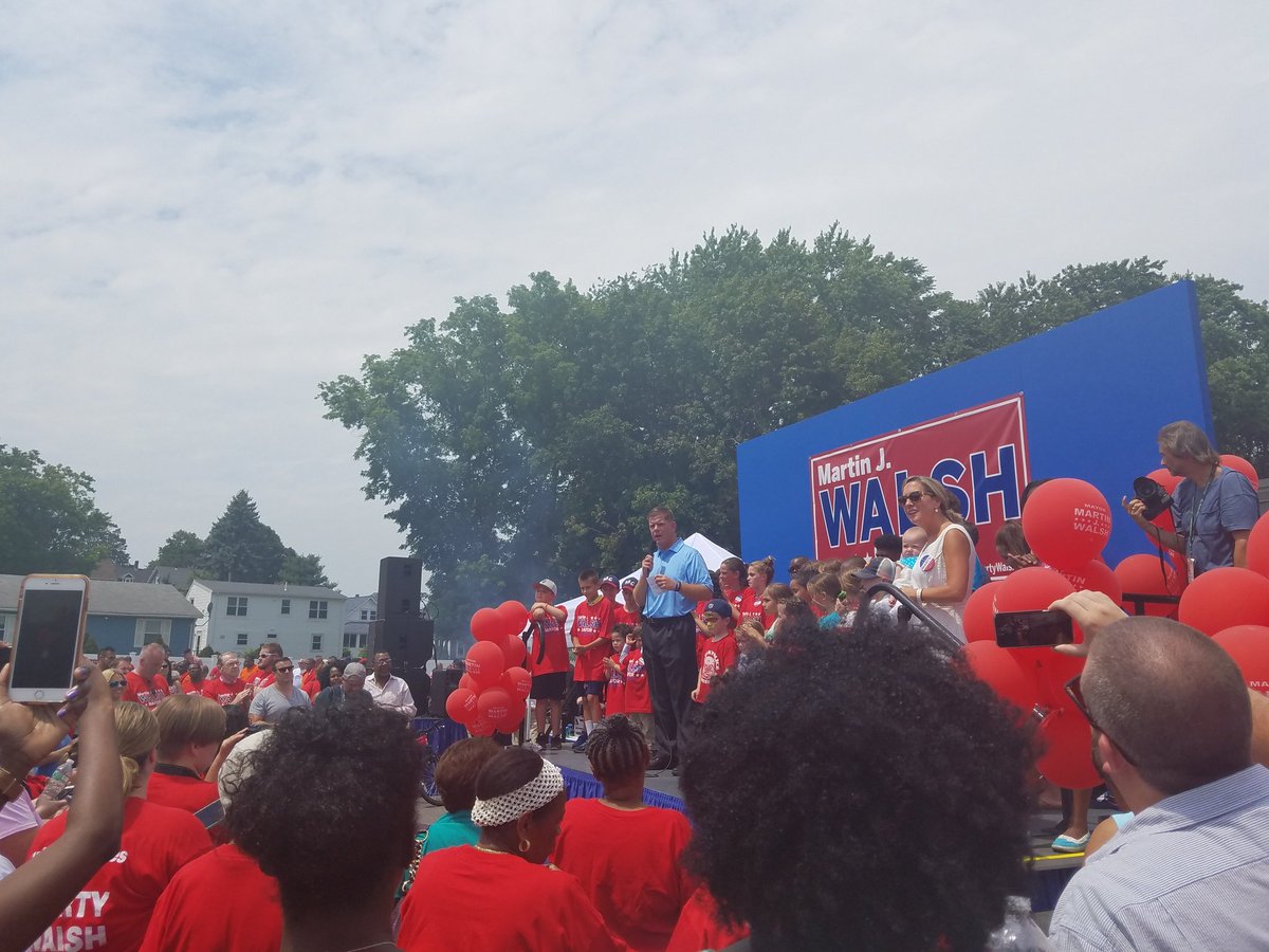 JLaadt's tweet photo. Wrapping up at Florian Hall - What an exciting day to kick off @MartyForBoston's re-election! #TeamWalsh #LetsFoThis https://t.co/NWpfWqS6CN
