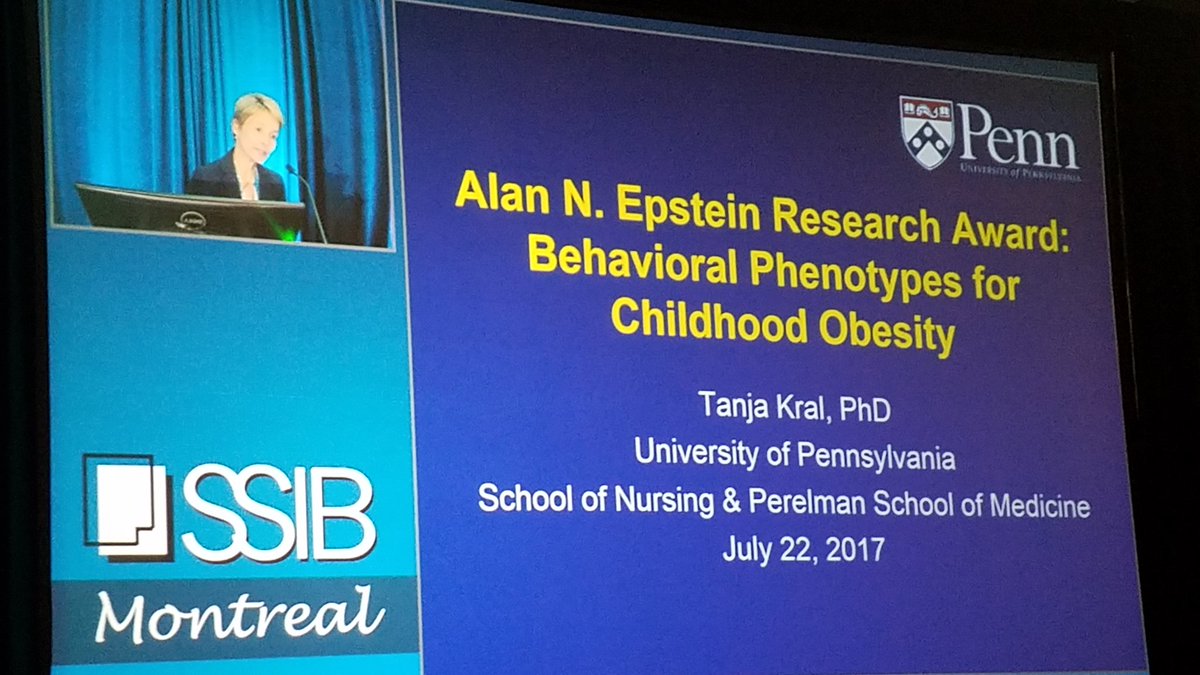 SSIBsociety's tweet photo. Dr. Tanja Kral speaks to SSIB at the awards session. Dr. Kral is the recipient of this year's Alan Epstein Award #ssib2017 https://t.co/QFvn1qOl7B