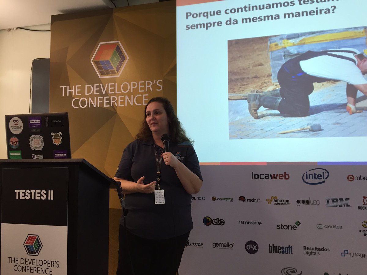 juliodelimas's tweet photo. Page Objects por @KatianaMaia na #TrilhaTeste #TheDevConf https://t.co/hHe3gmLxaO