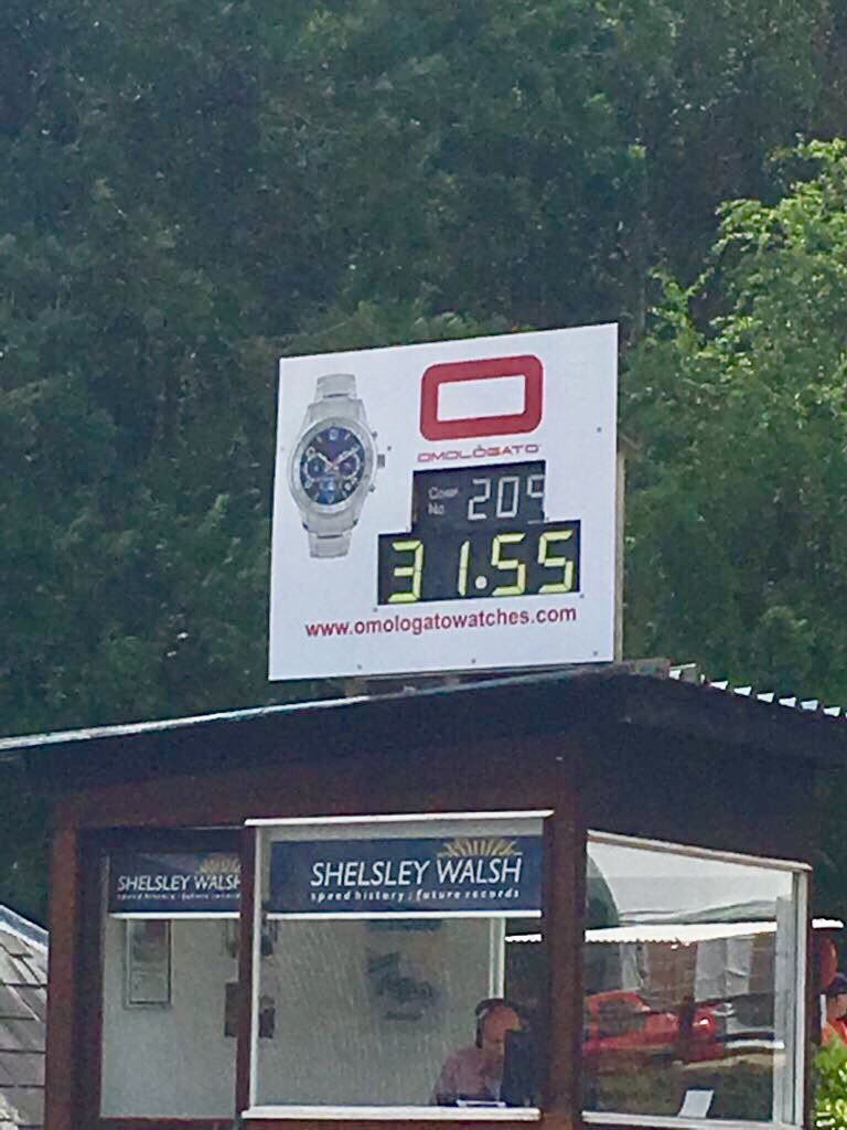 Excellent day with <a href="/Krisse_Sohlberg/">Kristian Sohlberg</a> <a href="/shelsleywalsh/">Shelsley Walsh</a> Second fastest up the hill. Beaten right at the last innings by a tenth! @OmologatoOro