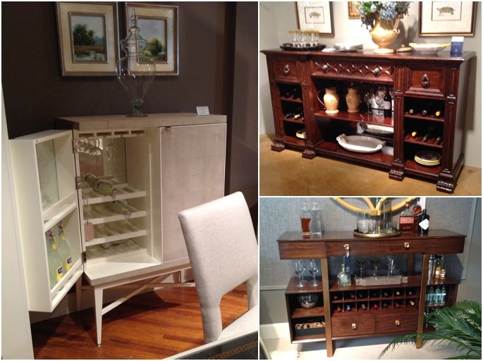 Bring the Party into the Living and Dining Area with a Bar Cart or Cabinet  bit.ly/1xqIViG #StyleAndFunction