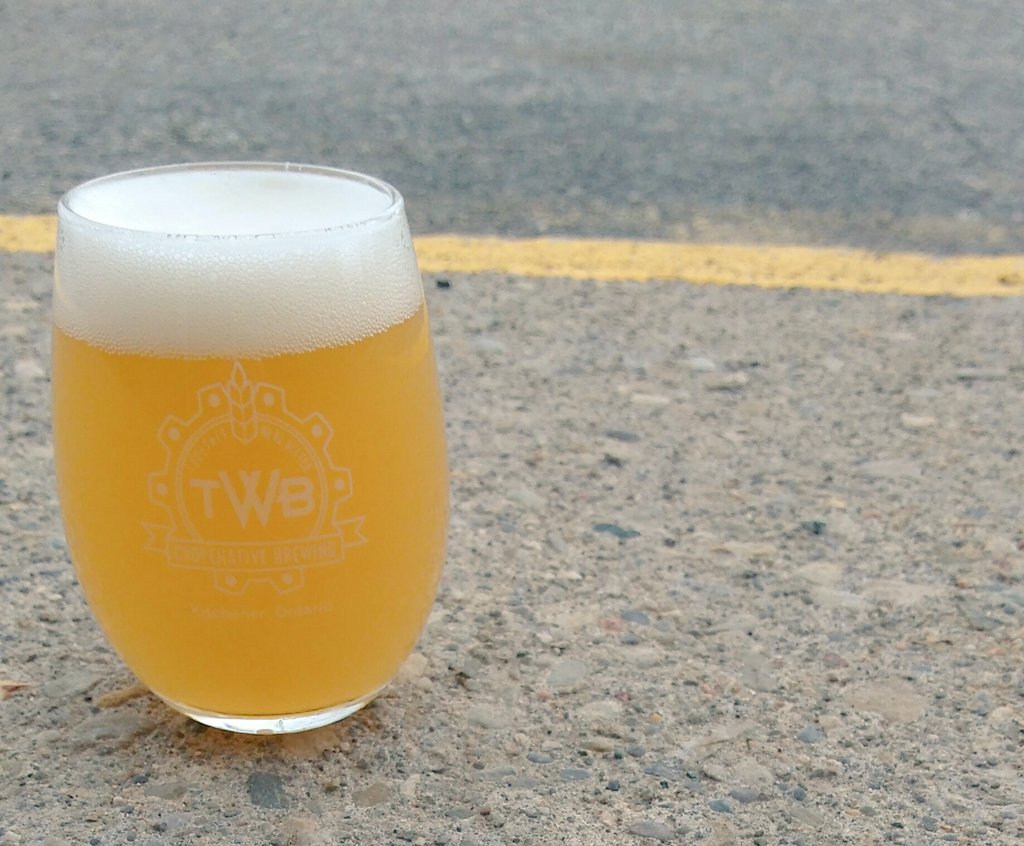 Our classic wit is back! It's summer in a glass. Come by for some, bring a little sun into your life! :) #cheers #supportlocal