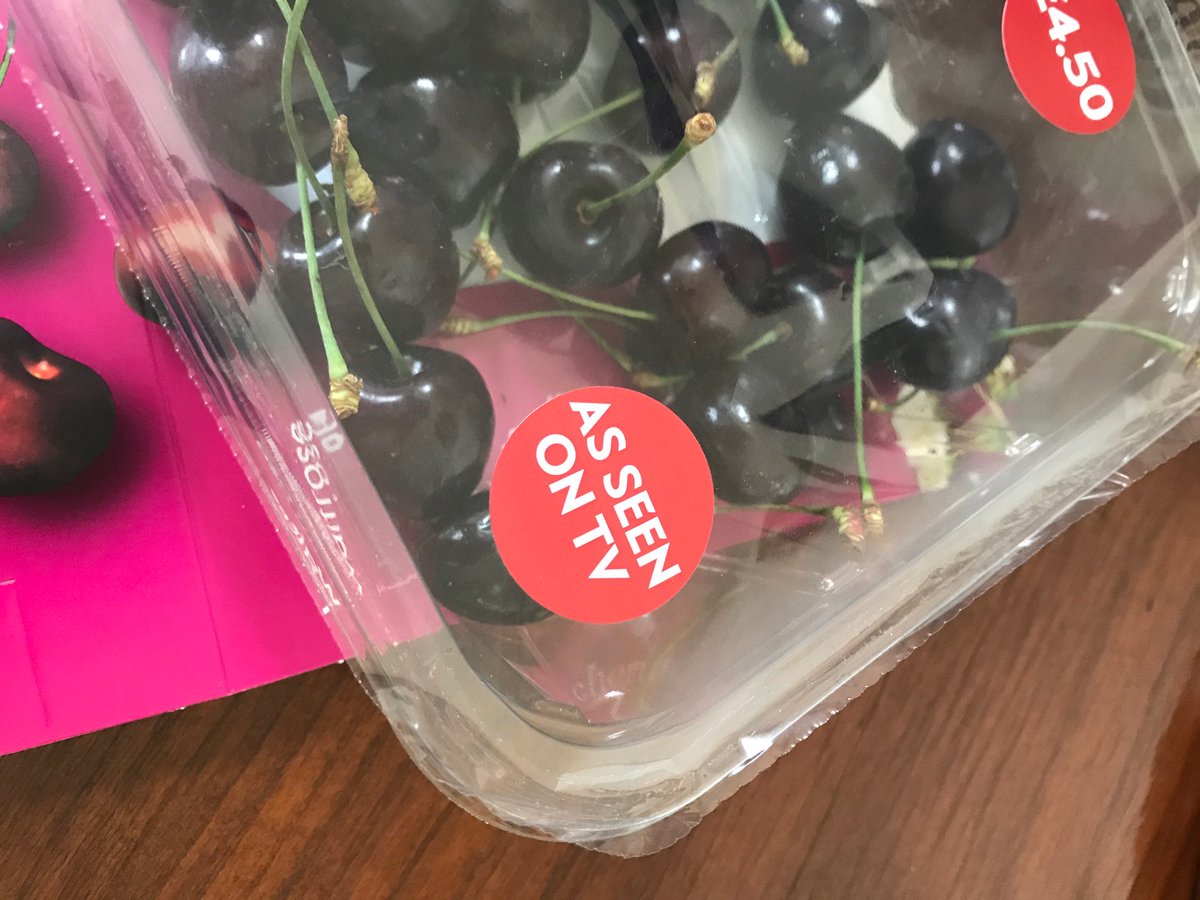 Famous cherries. Seriously Waitrose?