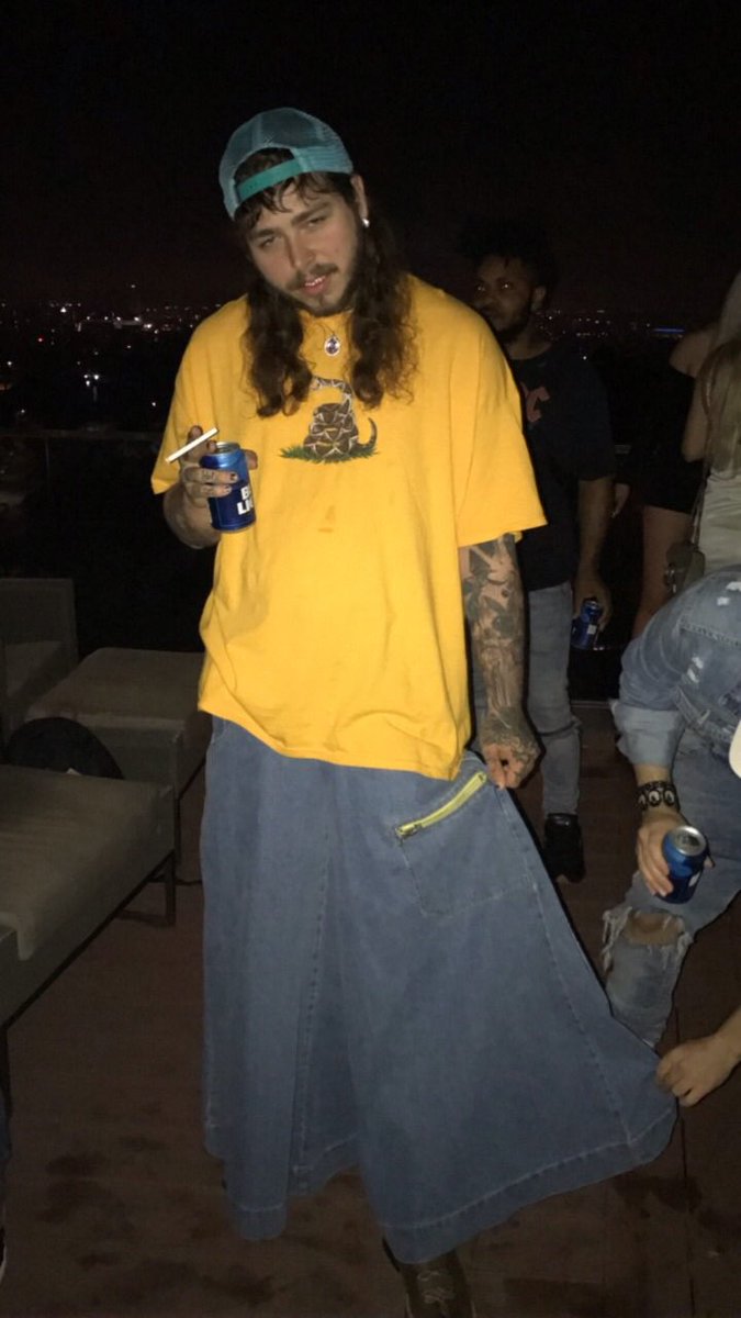 PostMalone's tweet photo. shout to thaJNCO plugg https://t.co/kMclNnUOwk