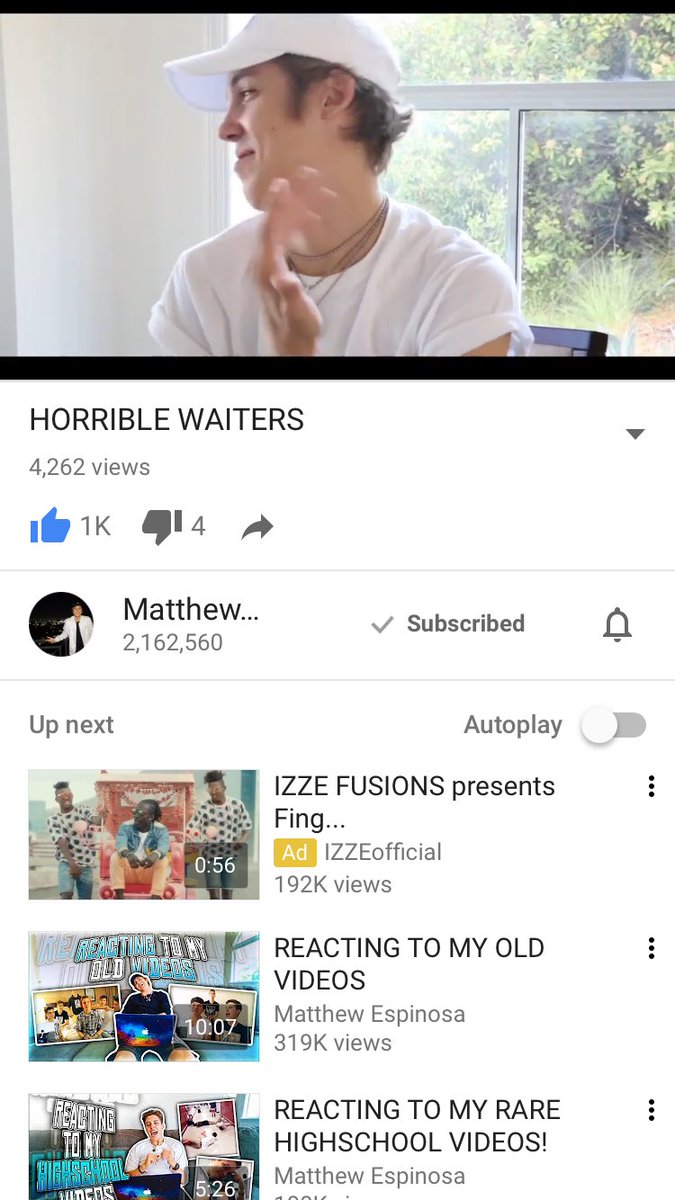 EspinosasKey's tweet photo. Go watch 😊😊😊 @TheMattEspinosa https://t.co/mgEcXy4xvS