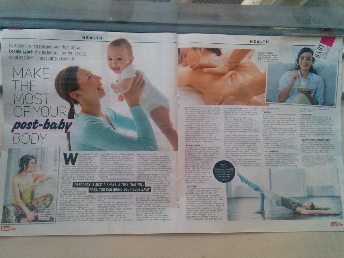 sharonmcmeel's tweet photo. Fantastic article from my amazing sister @leonielynch #corerestore #bringyourbodyback #babies #pregnancy @starchicmag https://t.co/MEFWbjJ6A4