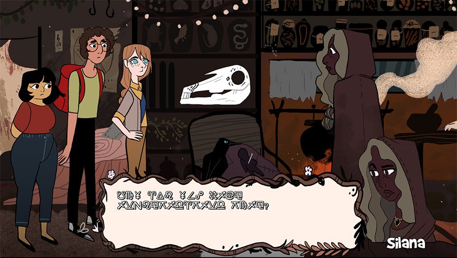 StraySilvers's tweet photo. #Interfectorem by @GirlsMakeGames feels like a @Lumberjanes game. Which means everyone should play it. https://t.co/xxn25Rm4Q9 https://t.co/YrBV8CCXuM