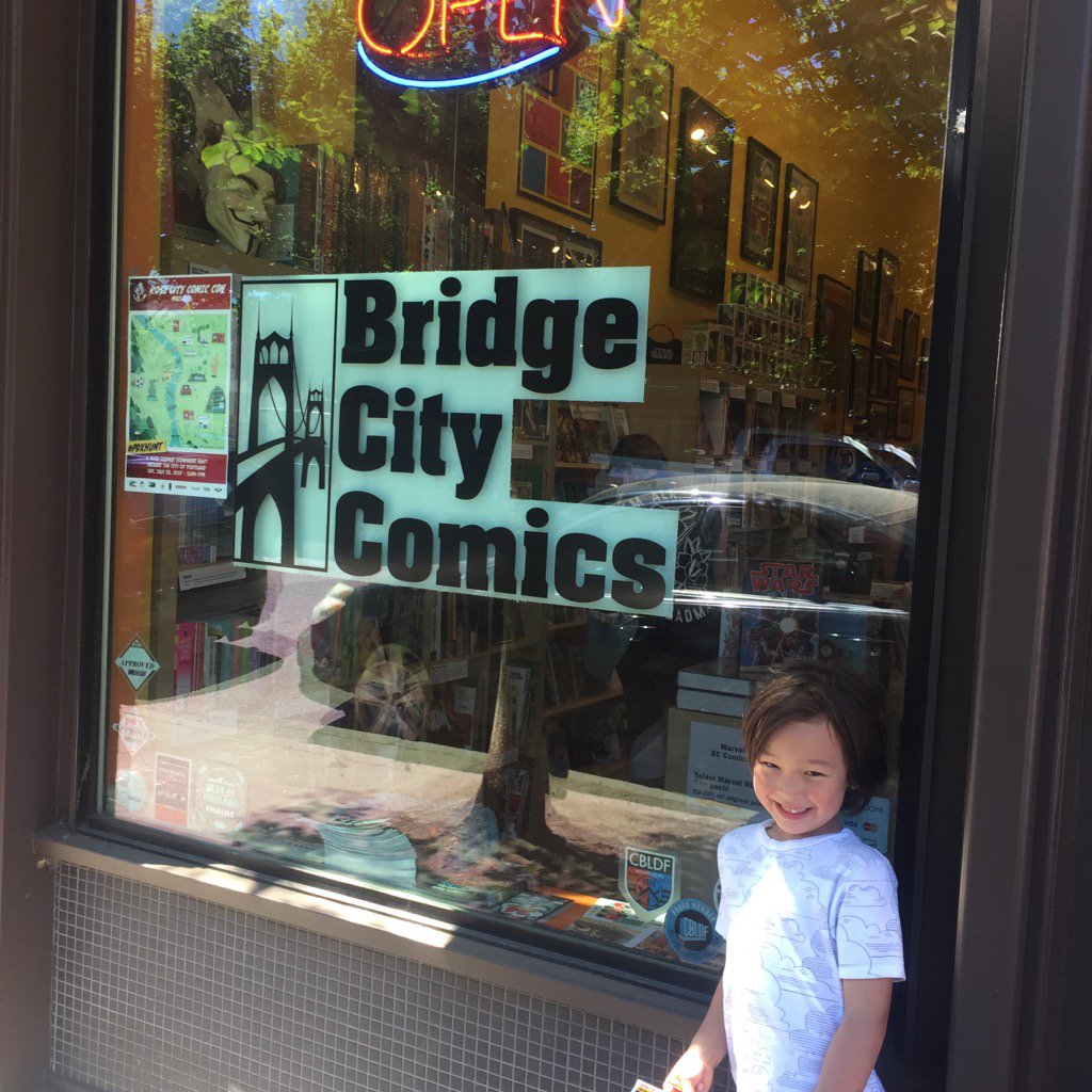MartinLendahls's tweet photo. #PDXHunt  bridge city comics https://t.co/RtmXt3LI5M