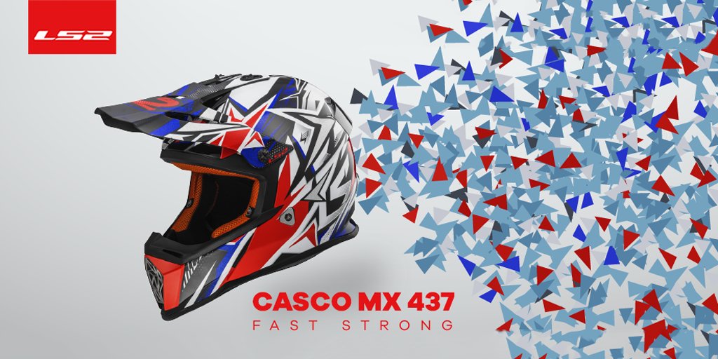 ls2helmets's tweet photo. ¡Nuevo MX 437 STRONG! Ideal para riders off road. Más liviano, flexible, mayor resistencia. #LS2Helmets #LS2Sport https://t.co/mjCeYbs0fS