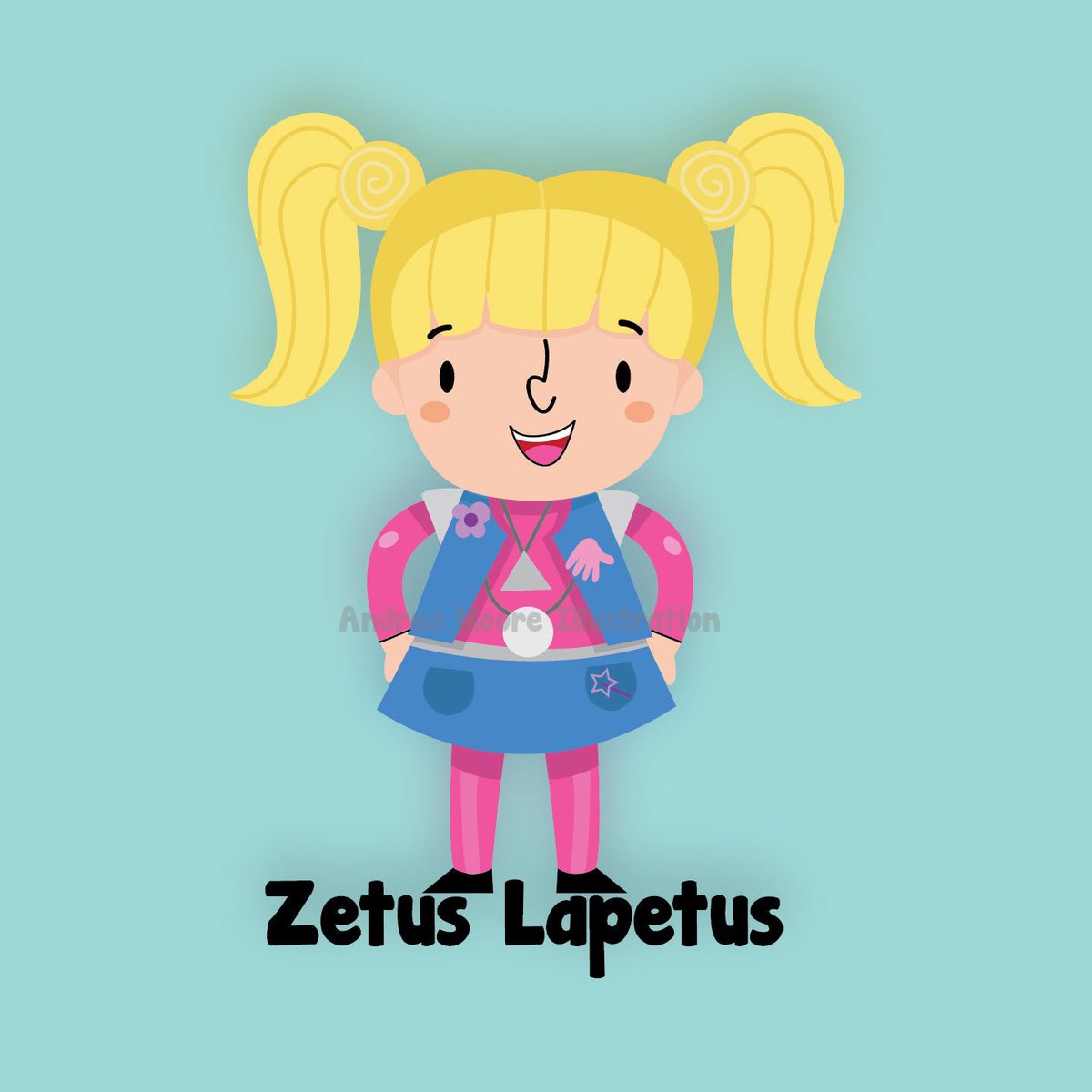 #ZetusLapetus it's #ZenonGirlofthe21rstCentury ( #zenon #90sDisney #vectorart #vector #illustration #Disney #ZenonCarr #Cartoon #Art )