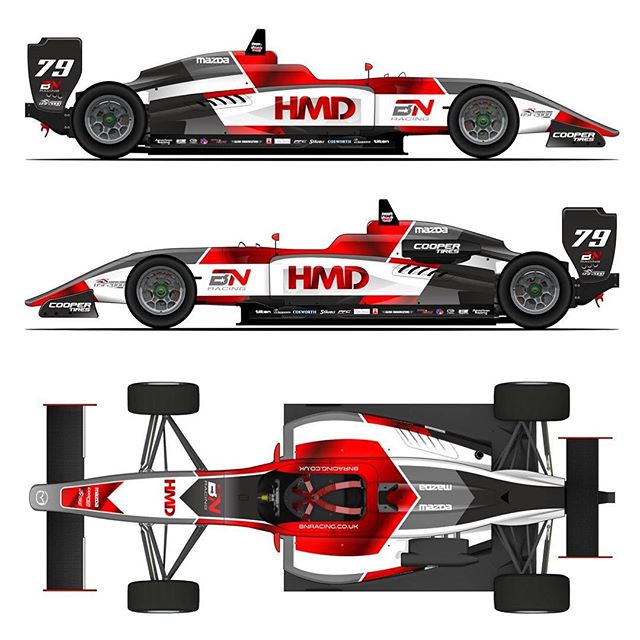mdm_designs's tweet photo. The #USF2000 livery we did for @bnracing for the 2017 season! Great choice of colours @brynnuttall - stands out a treat 😍🤙🏻 #mdmdesign... https://t.co/V8rpIi1OCA