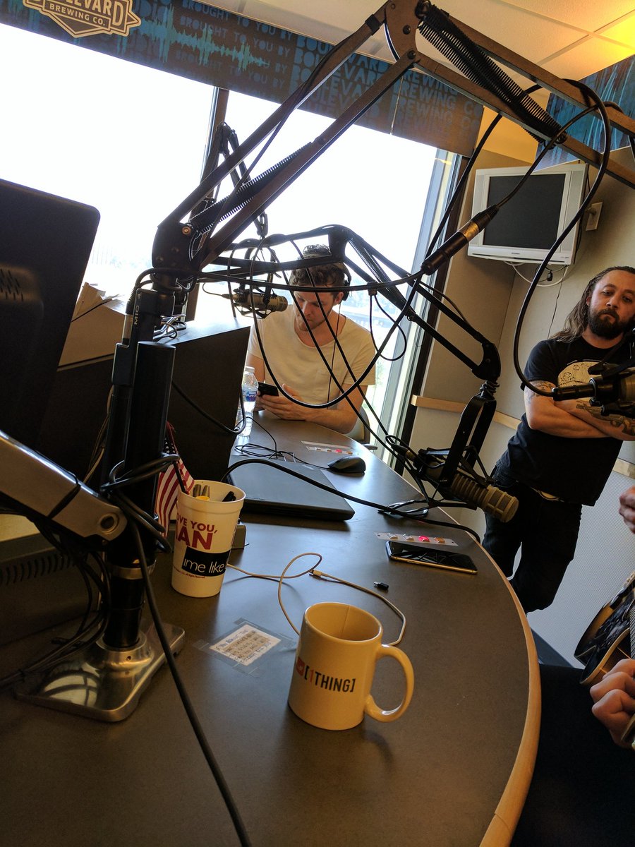 ReallyJustSam's tweet image. HUGE thank you to @FlagshipOffcl for joining me &amp;amp;@Jeriney at the #SportingKC studios! See them TONIGHT @riotroom $15 @ the door, 21+