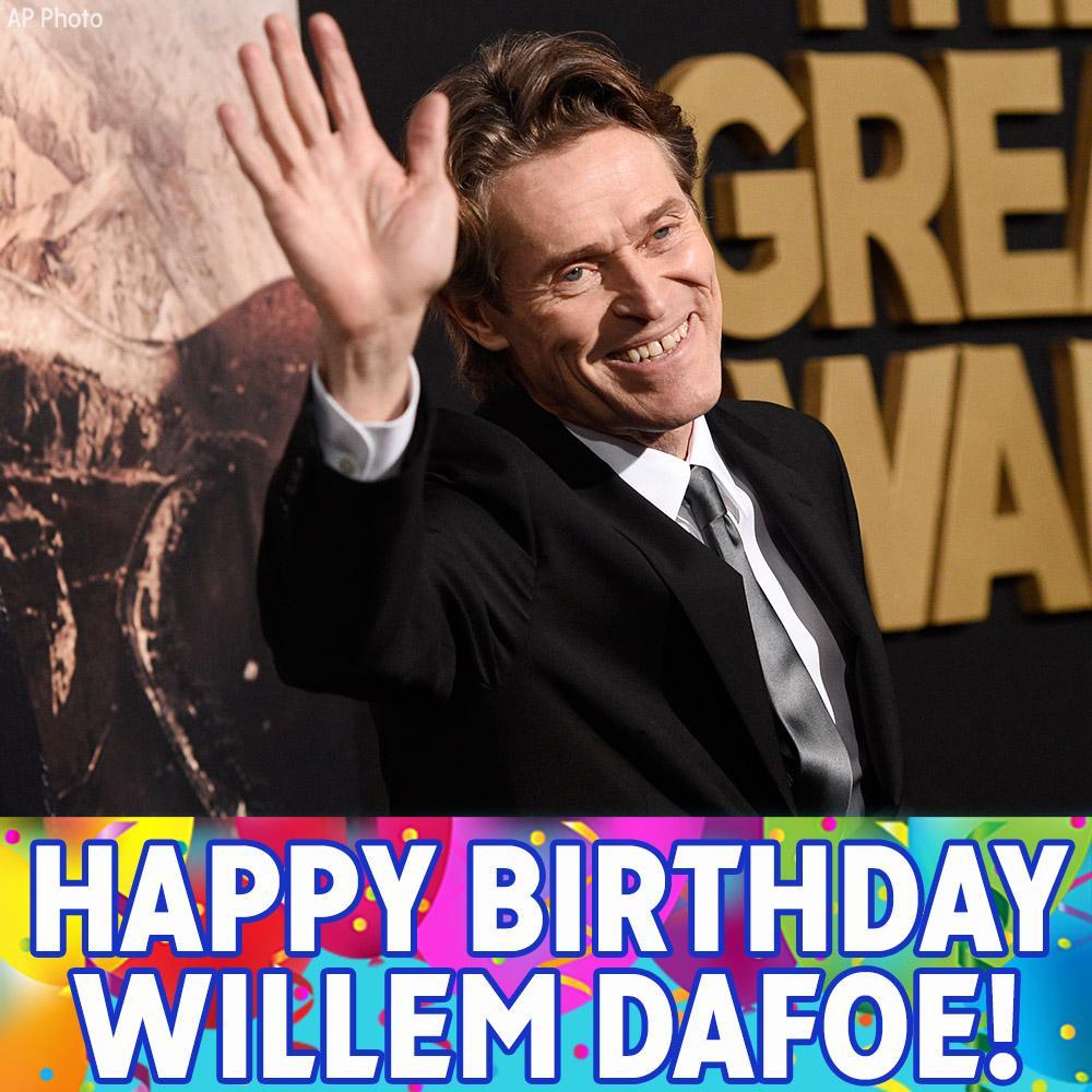 Happy Birthday to \"Platoon\" star Willem Dafoe! 