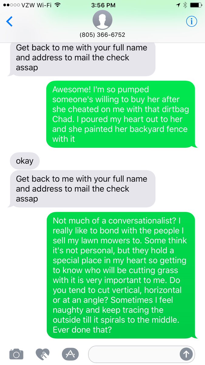 KevinJSchulze's tweet photo. The fun of Craigslist... he stopped responding https://t.co/1mwzSlg32k