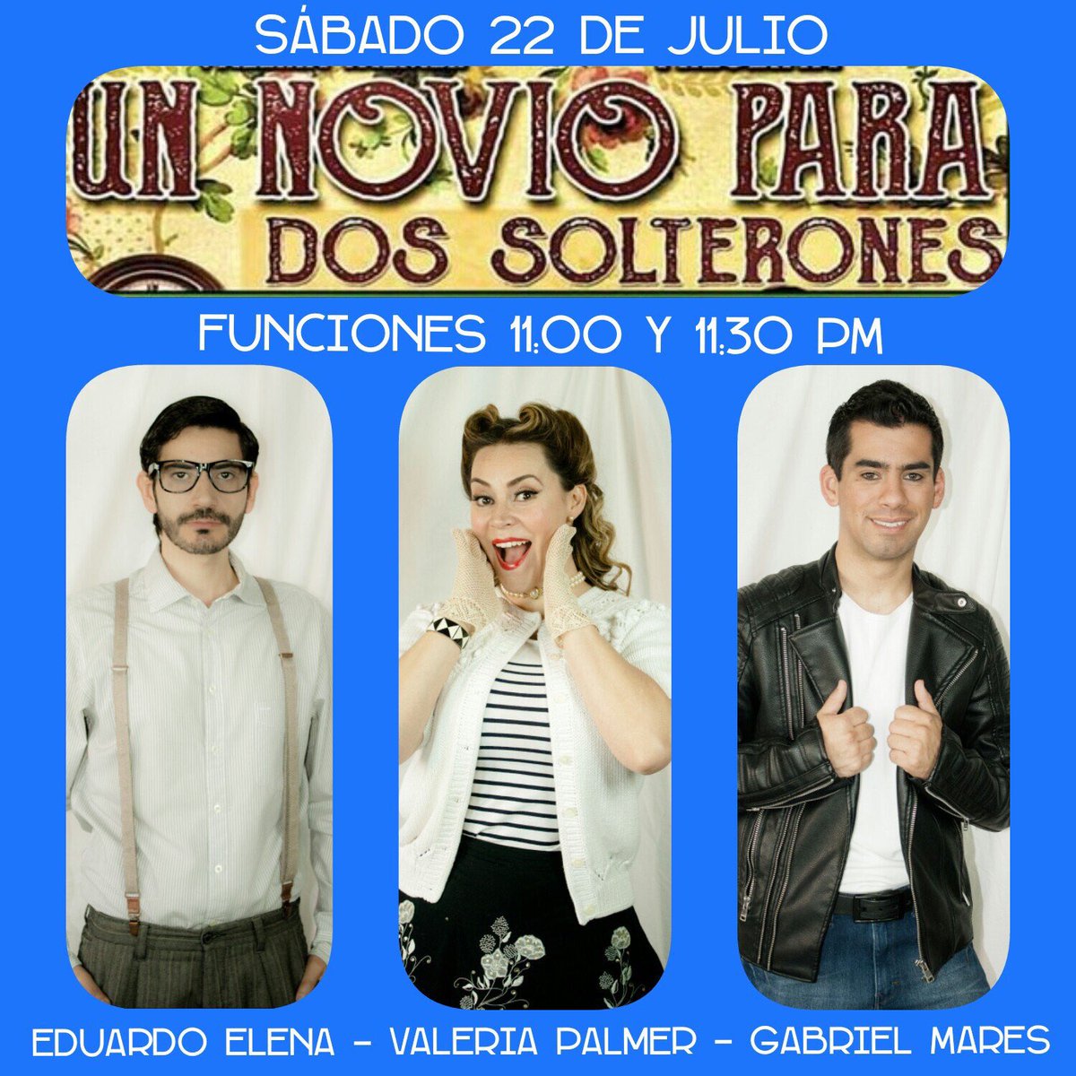 TeamValPalmer's tweet photo. Penúltimo sábado para poder disfrutar de la maestra sexy @valeriapalmer en @NovioSolterones de @TeatroEnCorto #Nápoles 11 y 11:30 https://t.co/CP310fTsrr