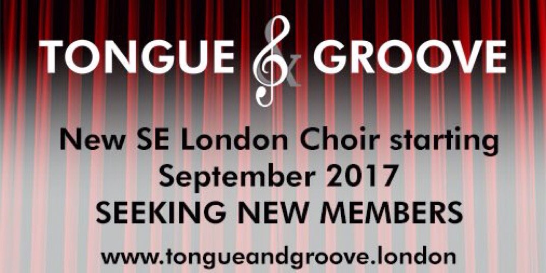 TandGchoir's tweet photo. If you're sad that  @BBCPitchBattle is over and it's inspired you to sing come join @TandGchoir in SE London https://t.co/gGKVrmaDEk