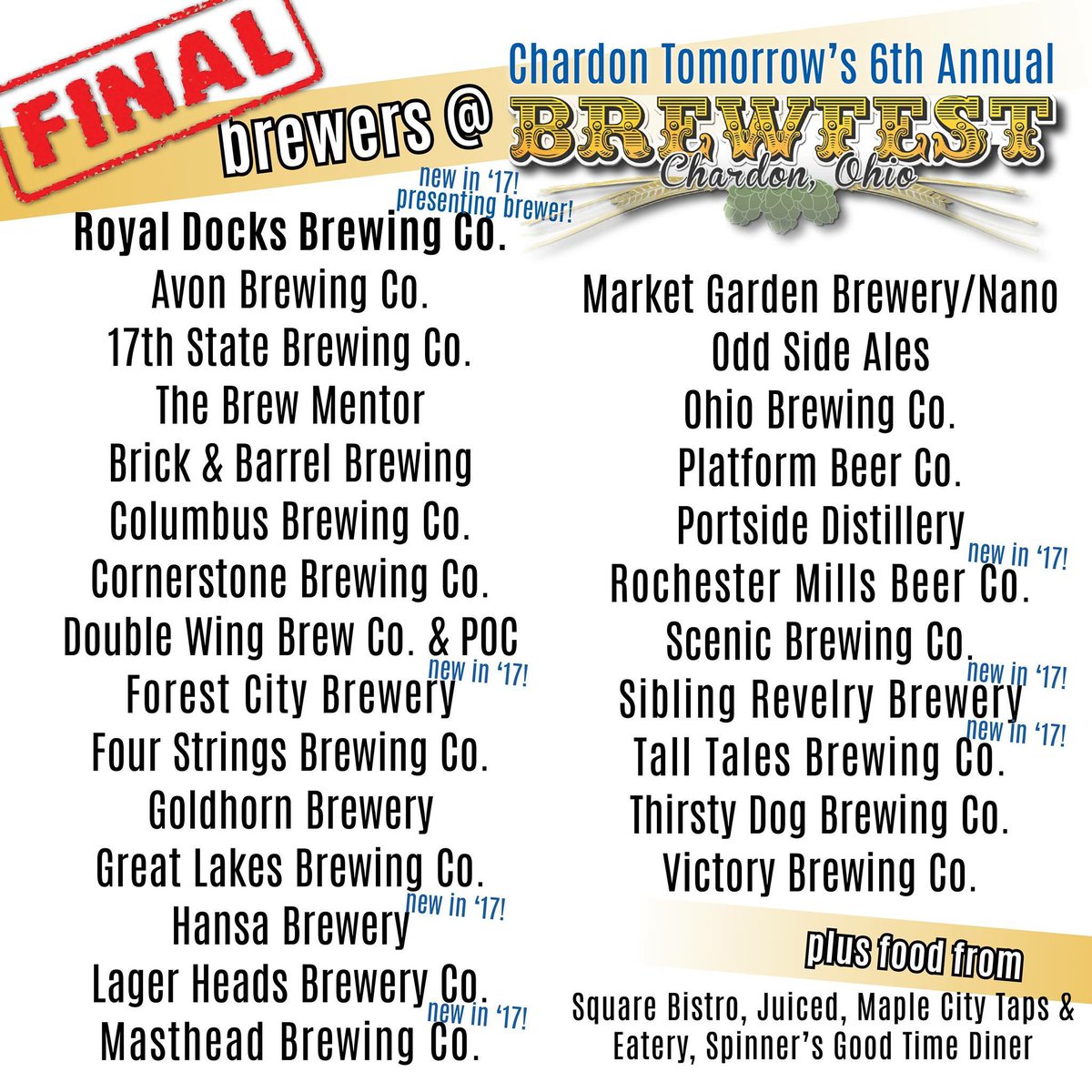 Chardon BrewFest tweet media