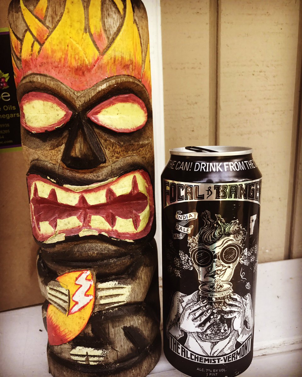PintProject's tweet photo. @alchemistbeer great beer to keep the tiki gods away #beerporn #craftbeer https://t.co/T0l1Thw5Zw