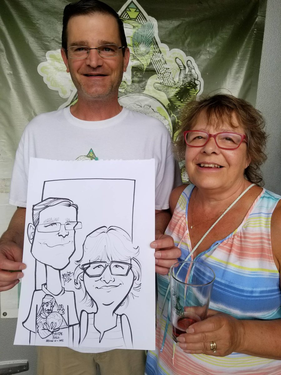 #cbbcinthewild at today's fundraiser. Pop in for your sketch. Clearly the guy is good.