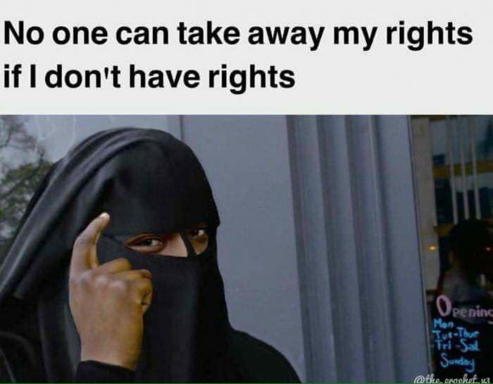 Woke_Contrarian's tweet photo. #NoSharia #IslamIsFasist #RealHomophobia #RealSexism #WesternCulture https://t.co/hptGUoHDNf