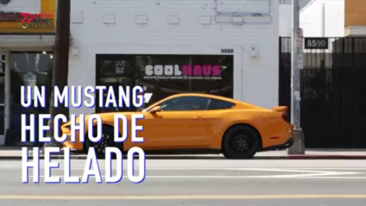 MundoEjecutivo's tweet photo. Conoce el Mustang hecho de HELADO
#VIDEO #icecream #Mustang2018 @MustangMX #MundoEjecutivoTv
https://t.co/BVZgbGHgy6 https://t.co/VlEhmu6Q9i