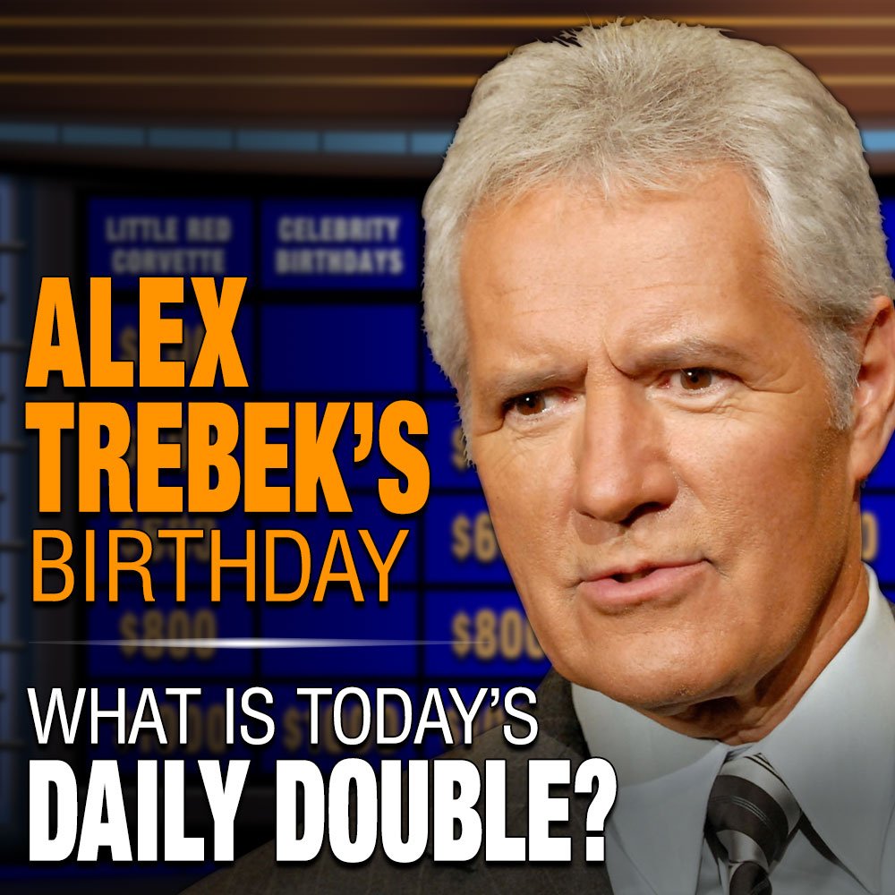 Happy birthday Alex Trebek! 