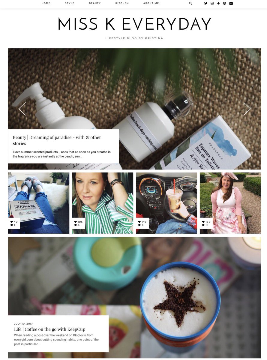 krissisimmons's tweet image. Loving my blog layout @pipdig 🙌🏻 #bloggers #bloglayout #bloggertemplates