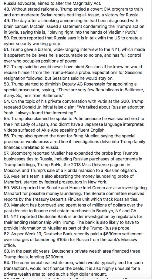 Amy_Siskind's tweet photo. Experts in authoritarianism advise to keep a list of things subtly changing around you so you'll...
Week 36 (1/2): https://t.co/BQBRbi9bik https://t.co/bQDSEzJImK