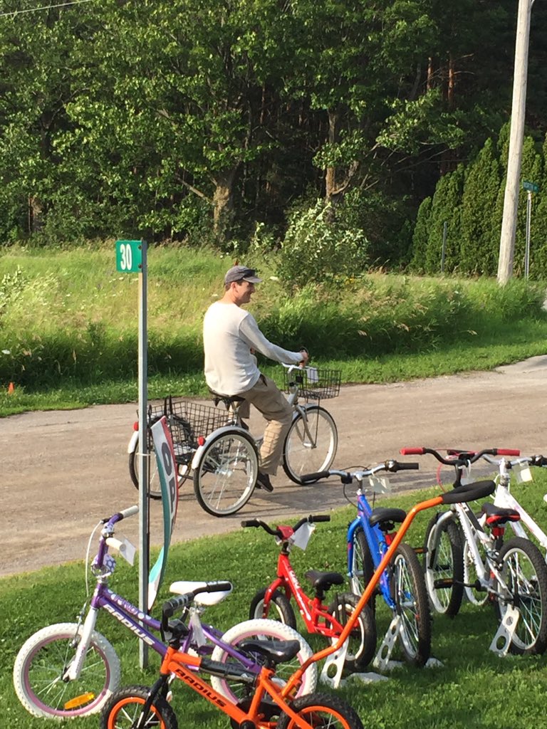 ChazGorman's tweet photo. .@BrendanGorman7 test riding a new bike for @subprojects #EB140. #beerun #superdomestique https://t.co/iGov6lPk6y