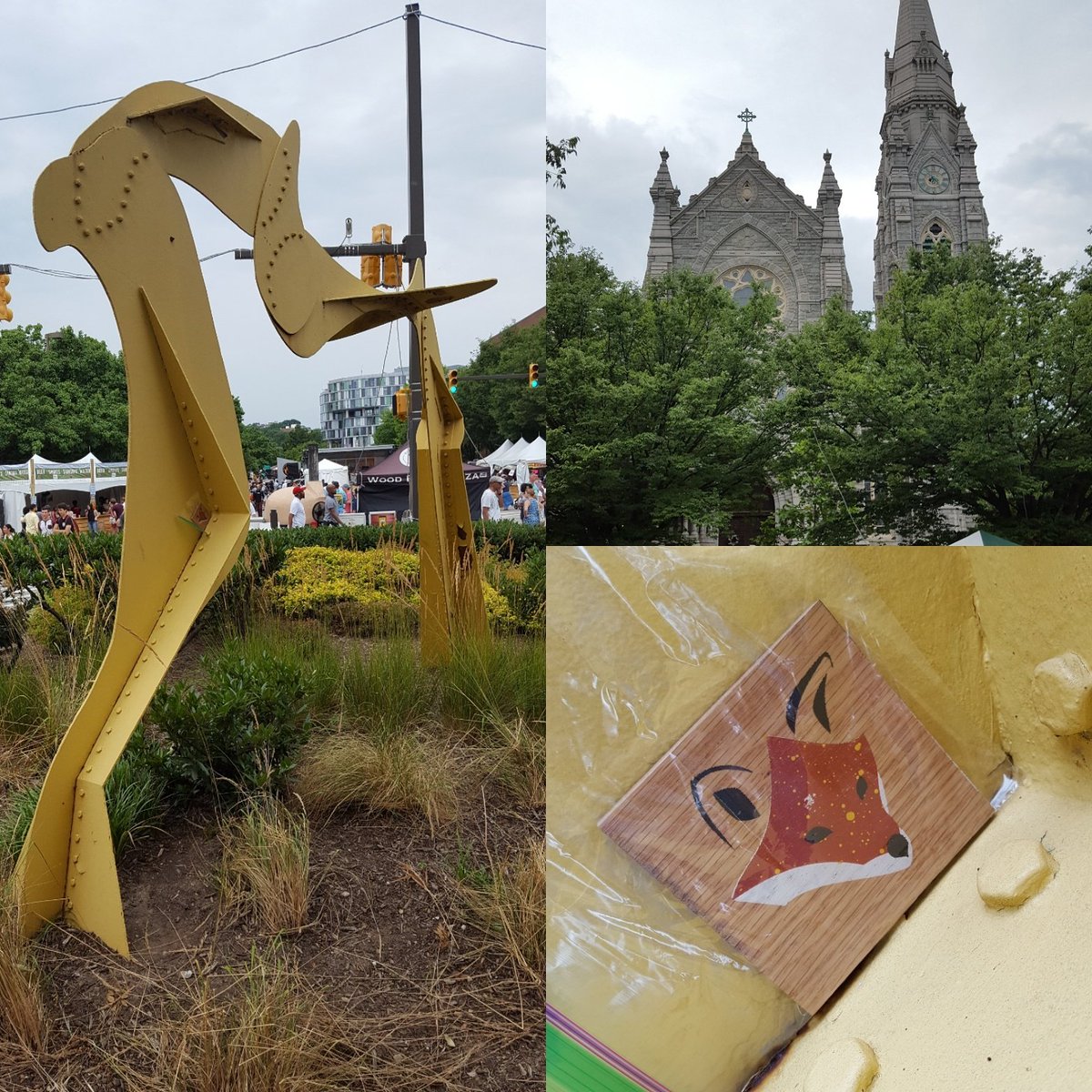 Idle_PhD's tweet photo. #freeart fox drop with weather protection. Mt royal / lafayette. Go get it! https://t.co/ZkvEShFWuQ