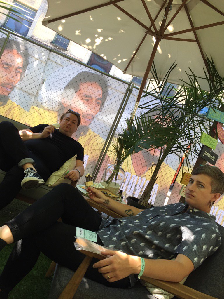 <a href="/GibraltarSongs/">Gibraltar</a> in VIP lounge rocking popsicles before they jump on stage. #CHBP