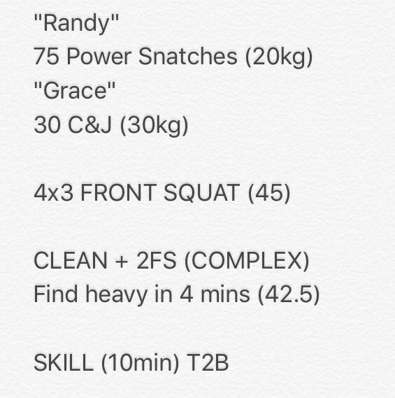 brittneykleyn's tweet photo. When you don't want to get out of bed knowing what's ahead ๐๐ผโโ๏ธ๐๐ผ๐ท#teamWAG @CrossFit #slowsteadyprocess https://t.co/clesV3C01b